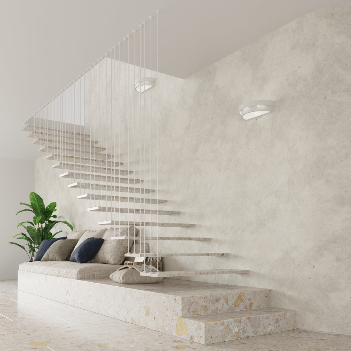 HELIOS Wandleuchte Keramik