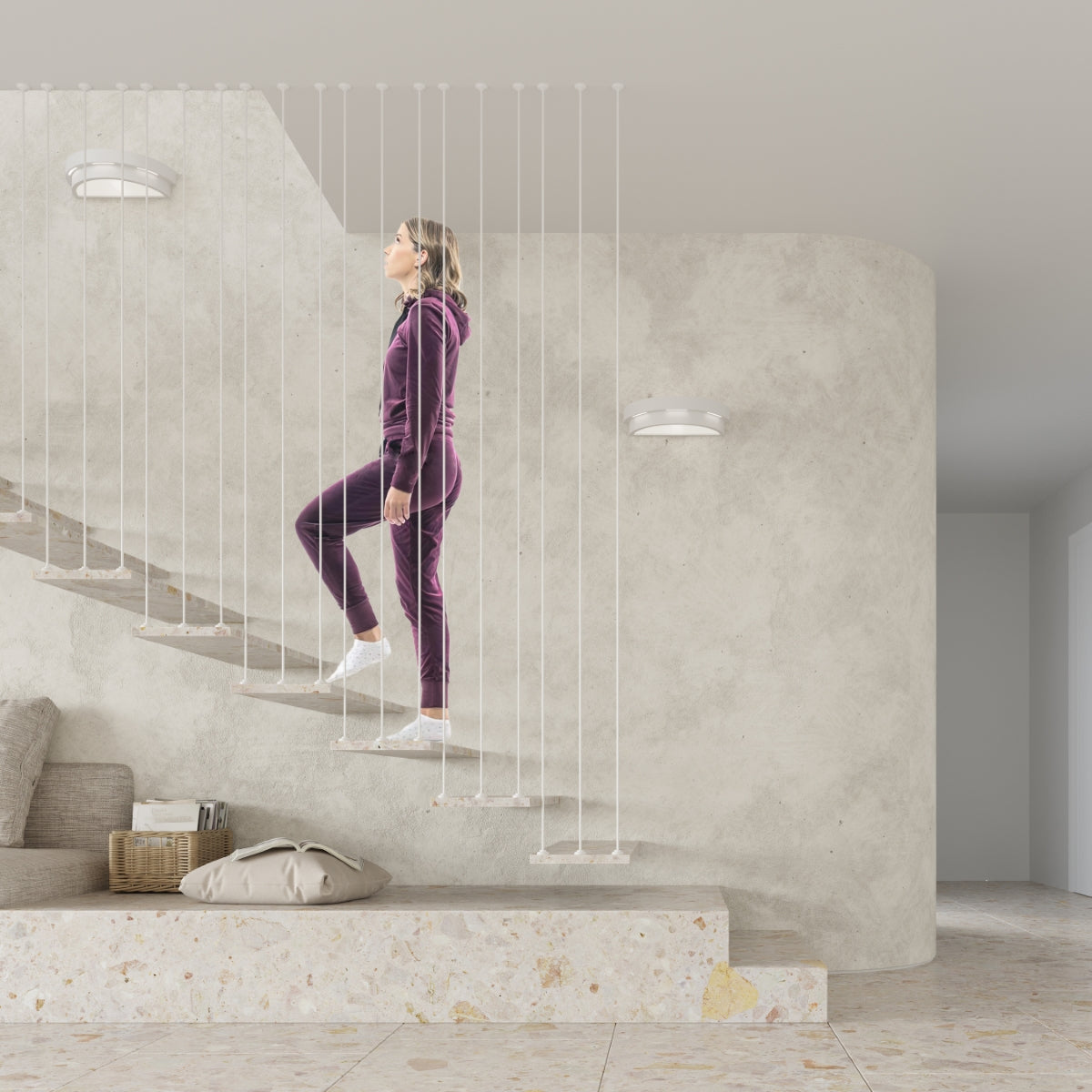 HELIOS Wandleuchte Keramik