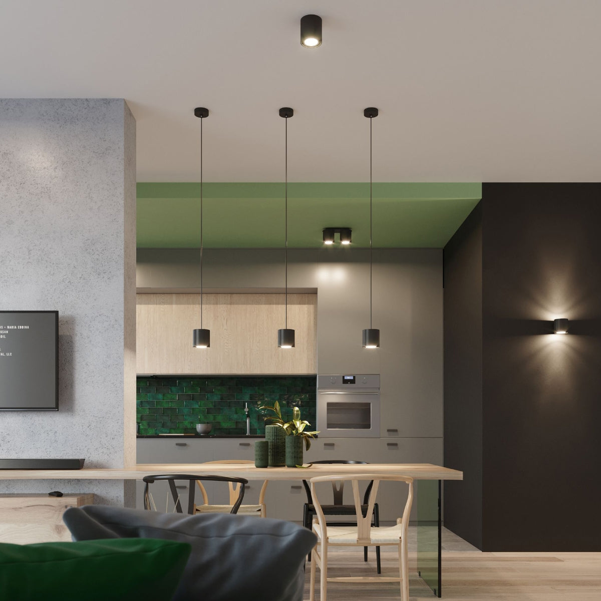 Aluminium-Deckenspot ORBIS 1 – Minimalistischer Zylinder
