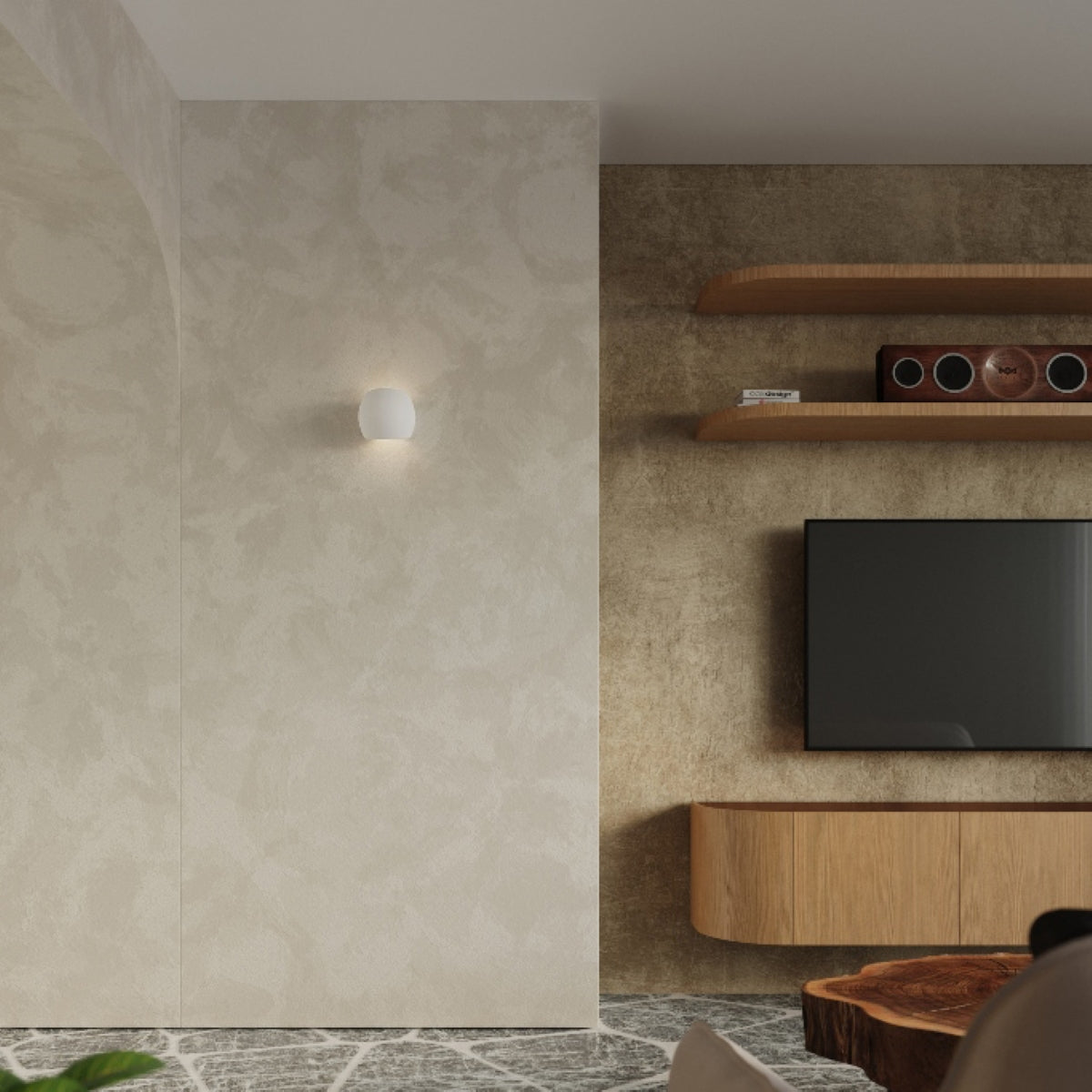 GLOBE Wandleuchte Keramik