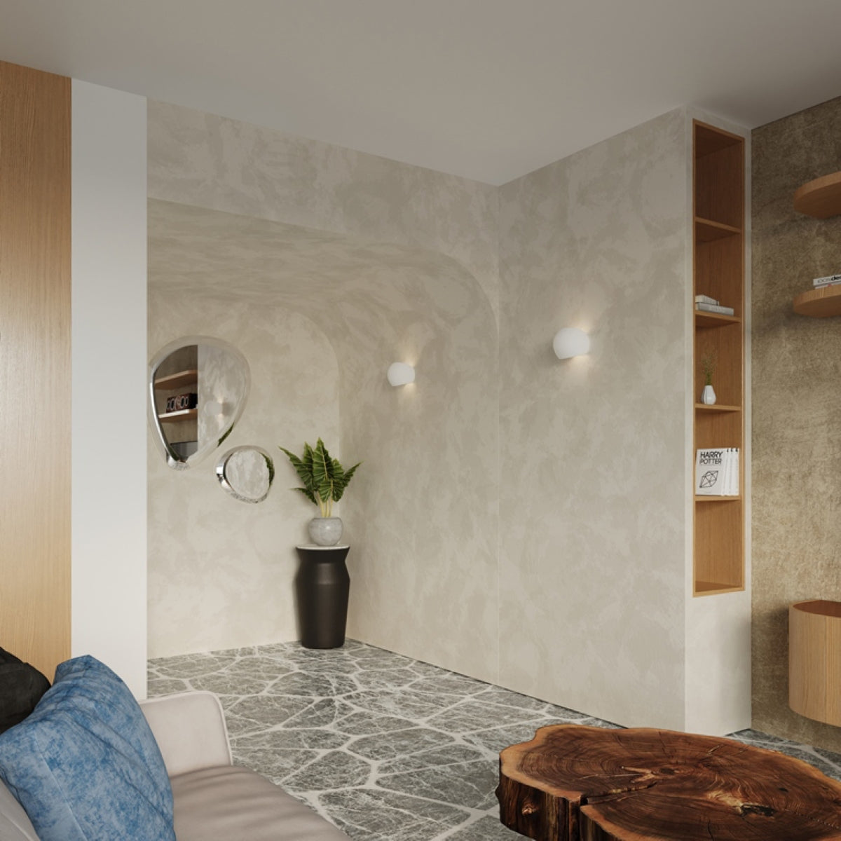 GLOBE Wandleuchte Keramik