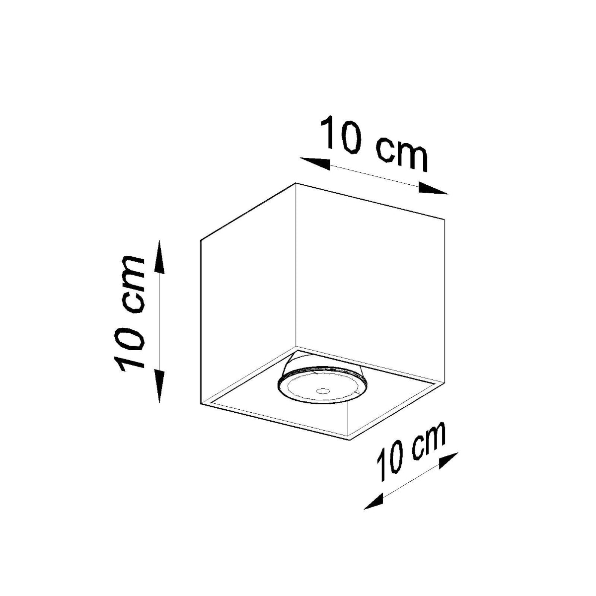QUAD 1 Deckenleuchte