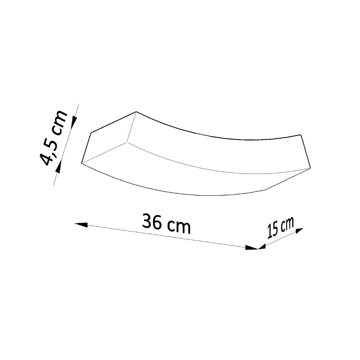 HATTOR Wandleuchte Keramik