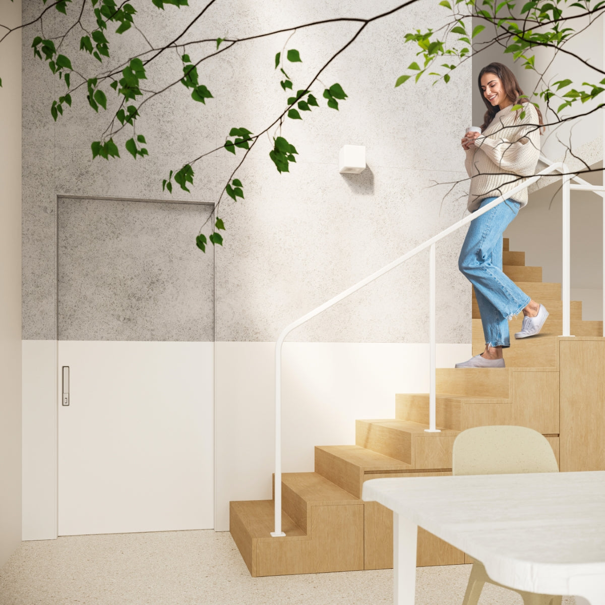 SUBANI Wandleuchte Keramik