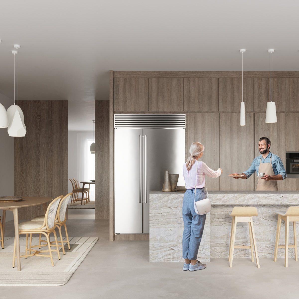 Keramik-Hängeleuchte GULCAN