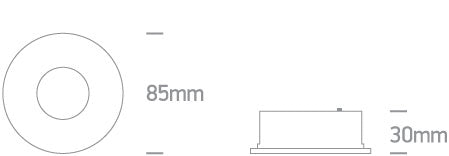 PARO LED Einbaustrahler-Luxomo Leuchten