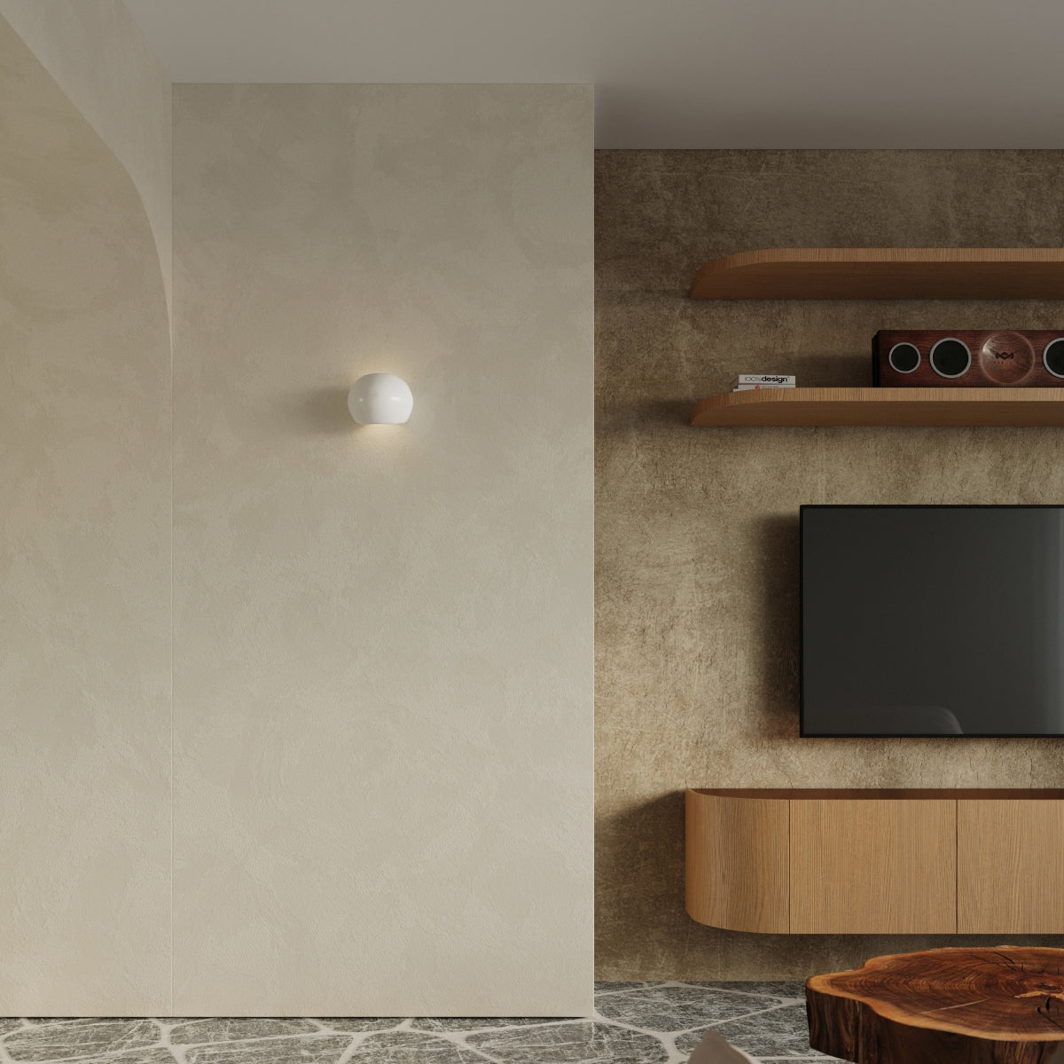 GLOBE Wandleuchte lackiert