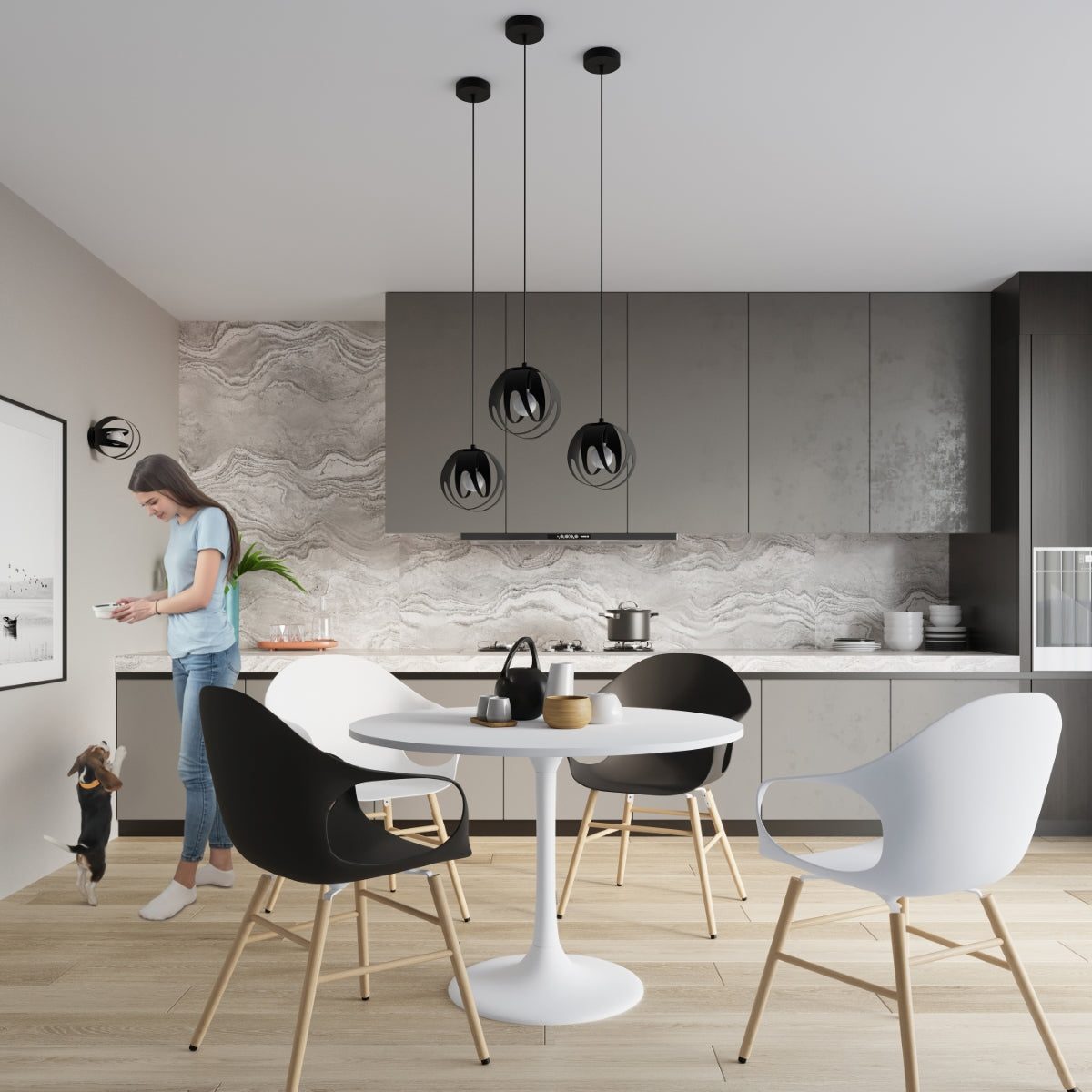 TULOS 3P Hängeleuchte