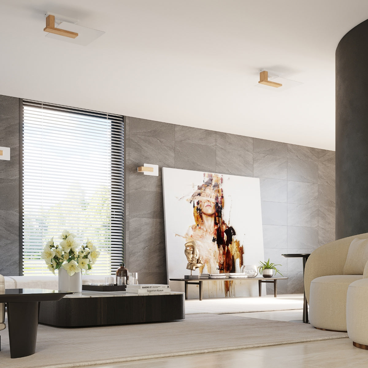 LAPPO Naturholz Wandleuchte