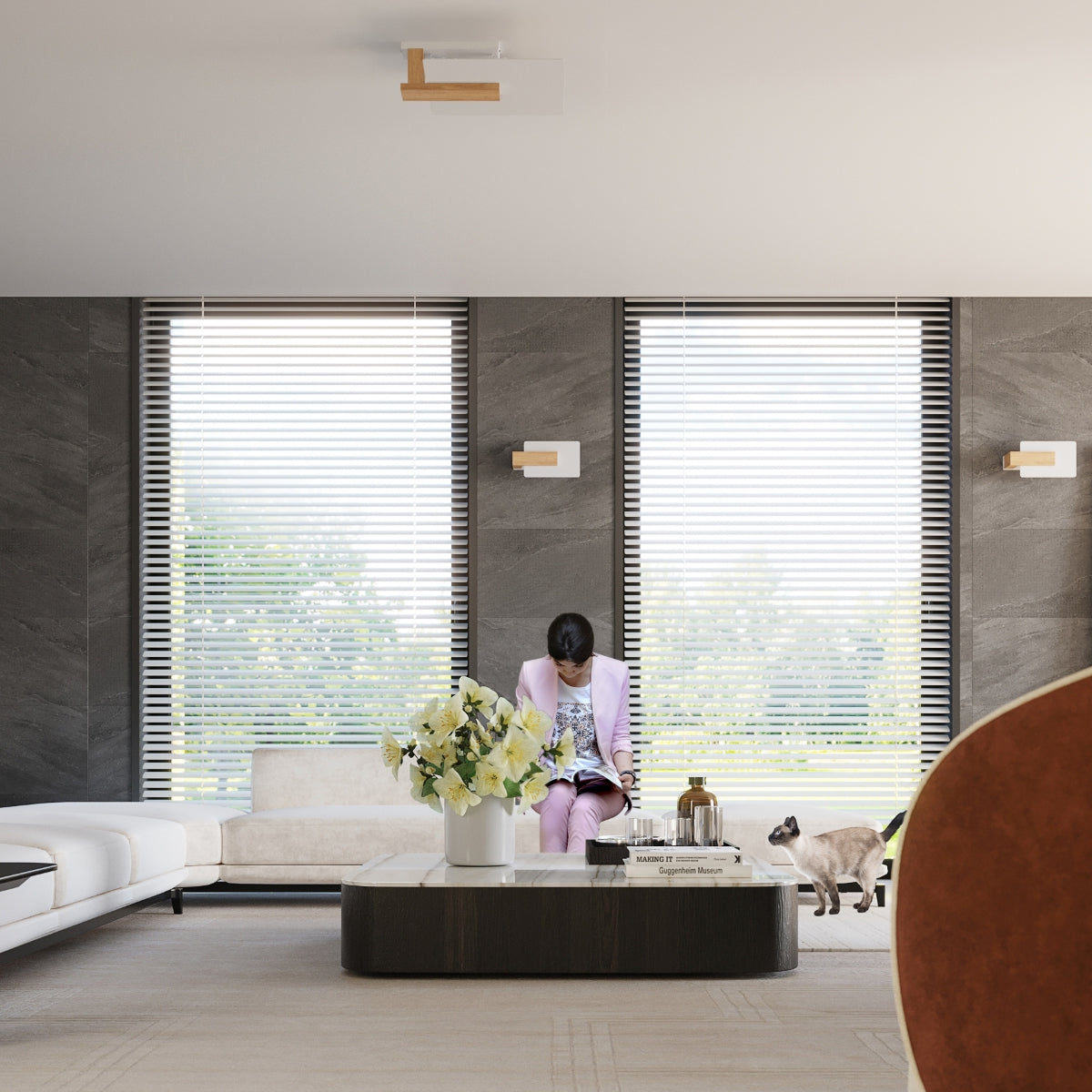 LAPPO Naturholz Deckenleuchte