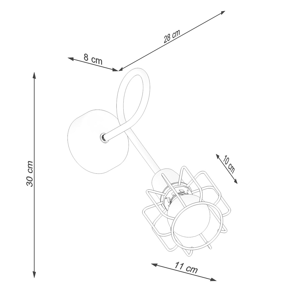 BELUCI 1S Wandleuchte