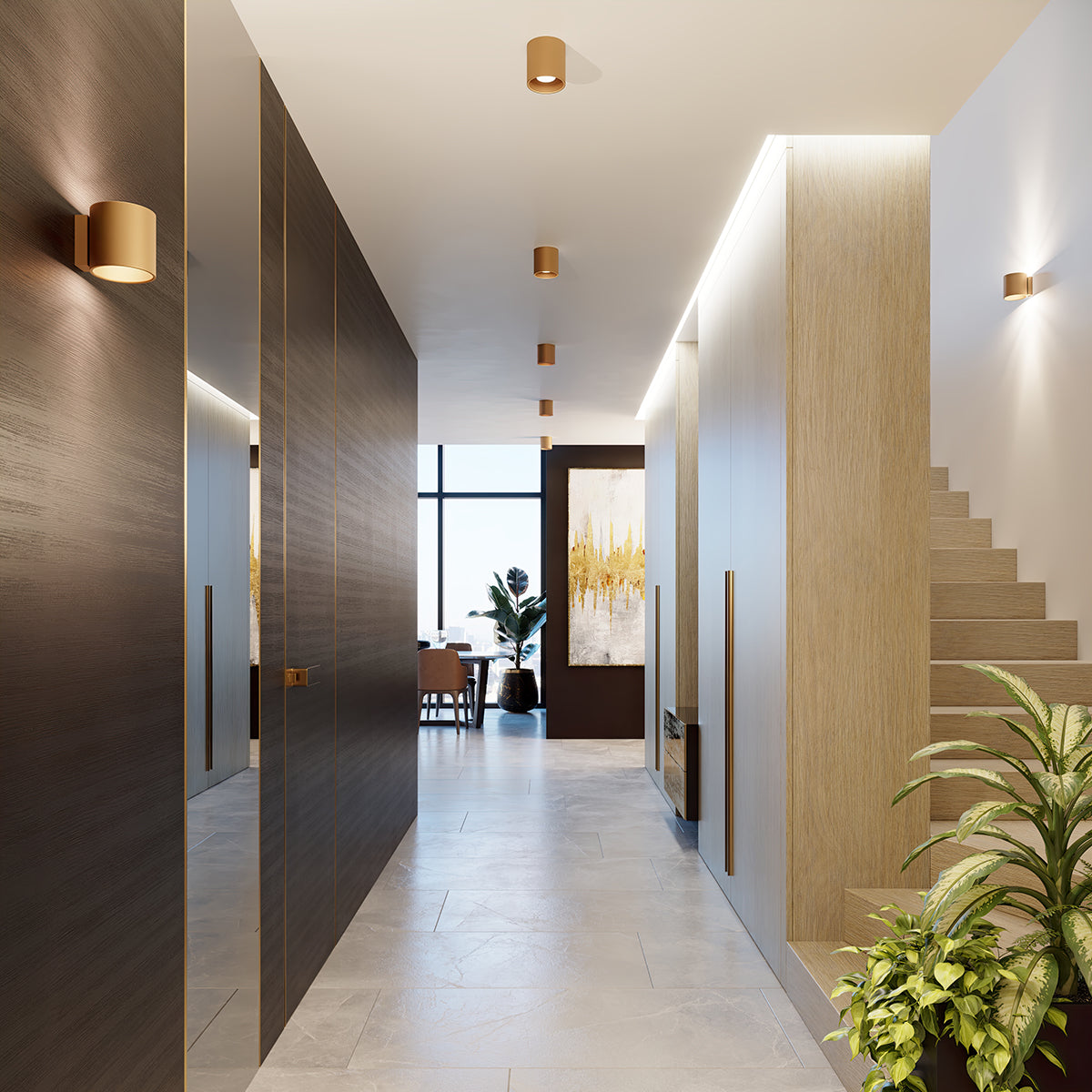 Aluminium-Deckenspot ORBIS 1 – Minimalistischer Zylinder