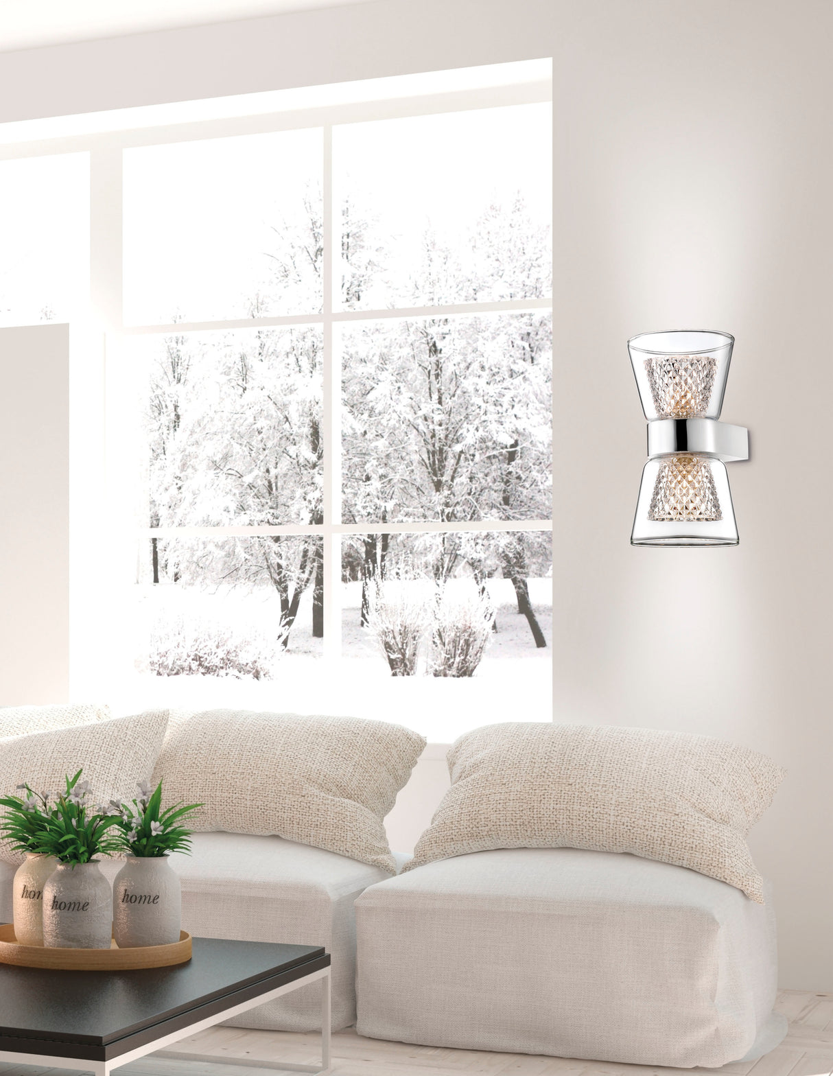 BOCCALE Wandleuchte 2x5W-Luxomo Leuchten