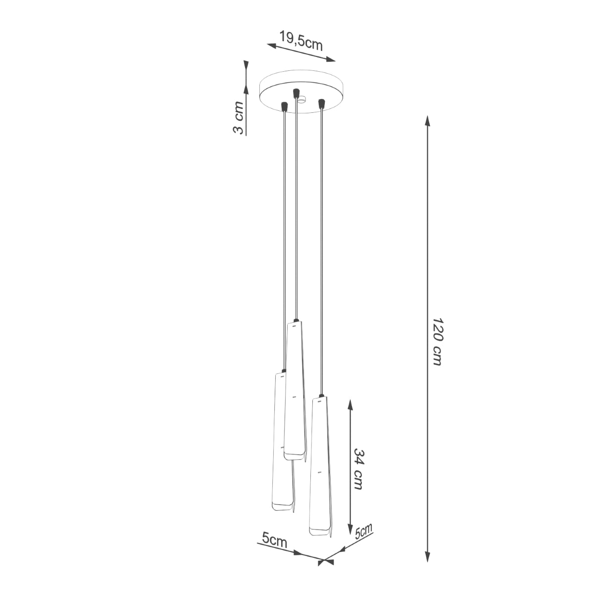PRYSM 3P Hängeleuchte