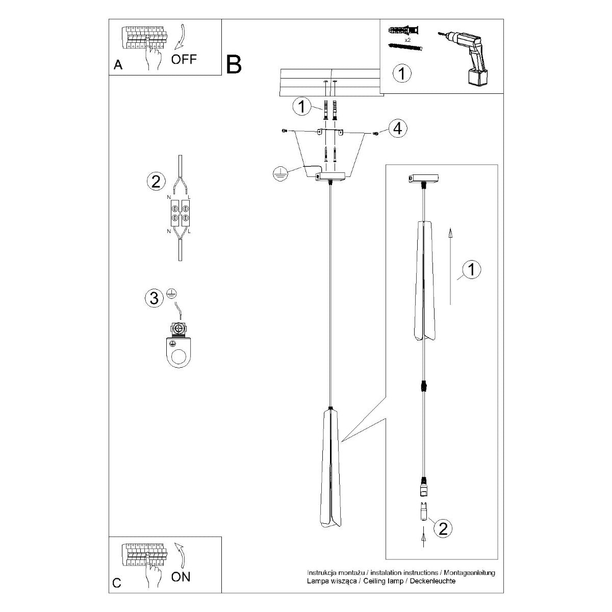 PRYSM 1 Hängeleuchte
