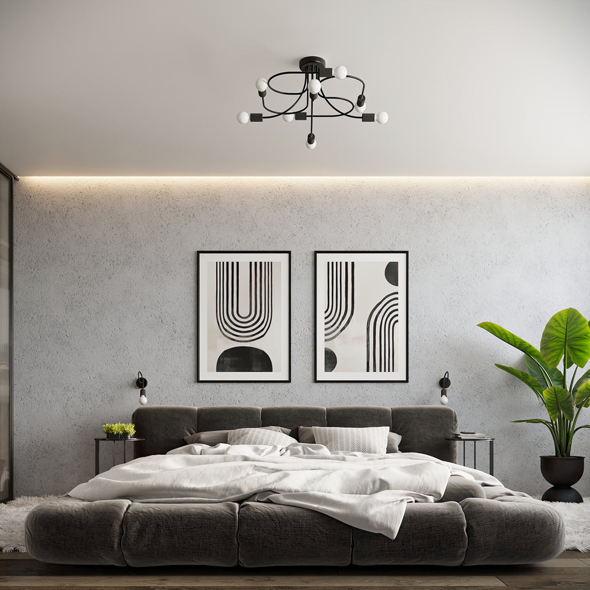 LEVAR 8 Kronleuchter