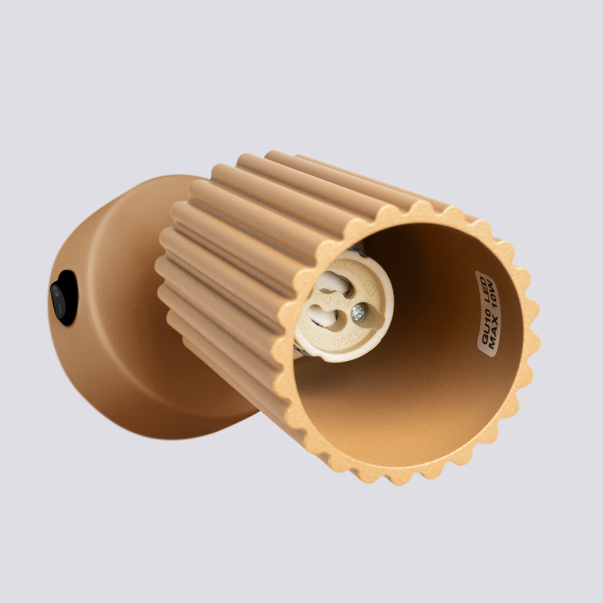 KARBON Wandleuchte mit Schalter