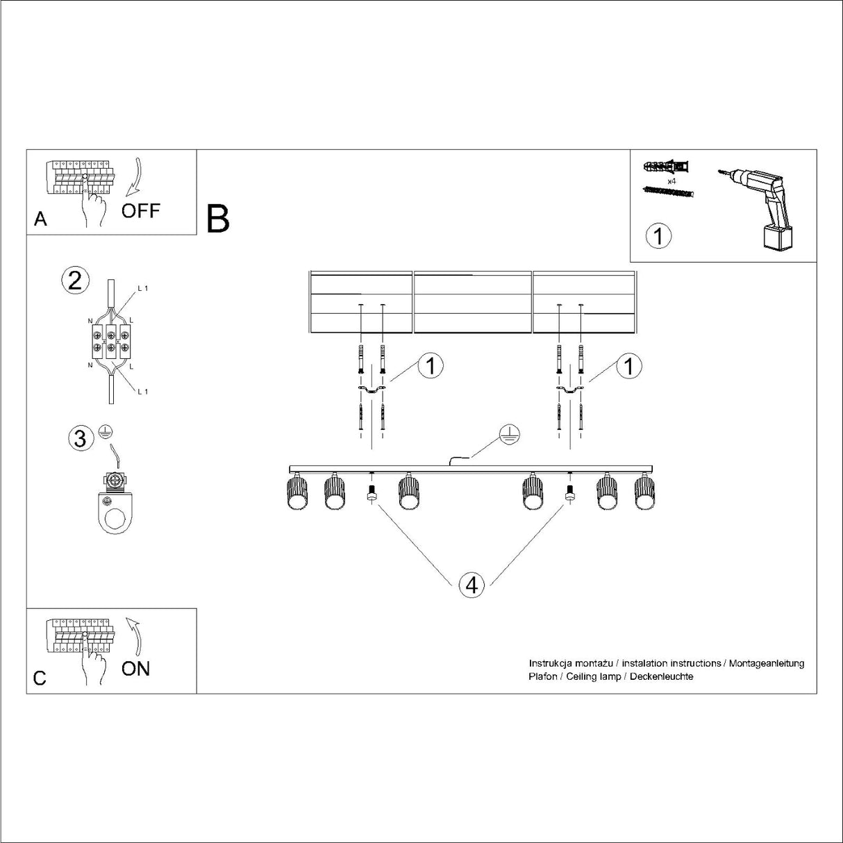 KARBON 6L Plafond