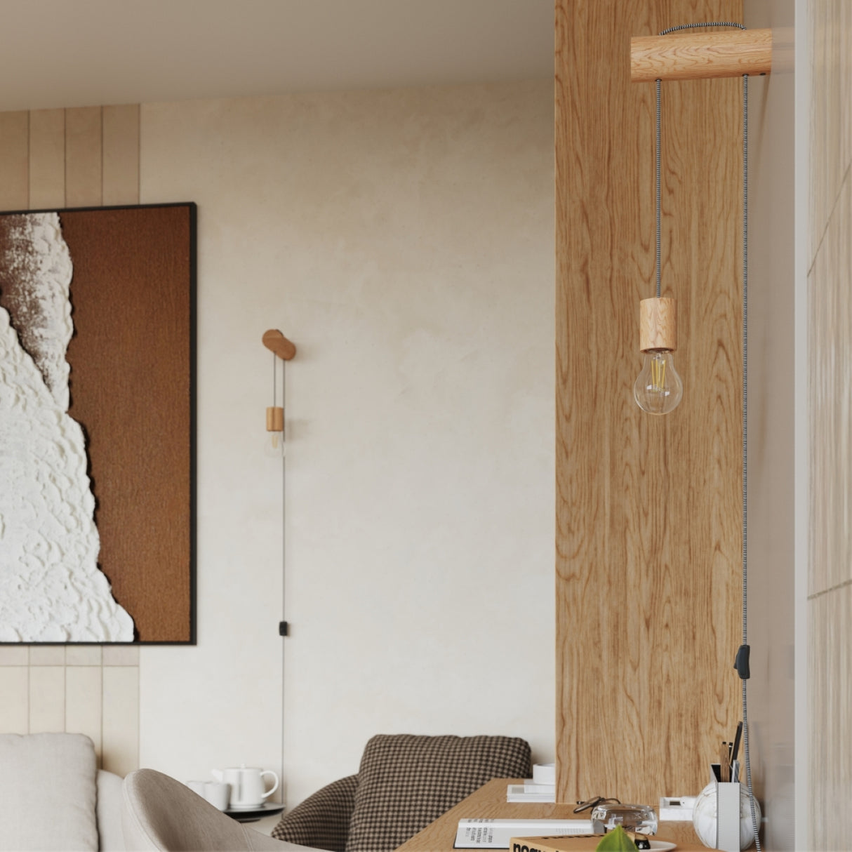 NIMBI Wandleuchte mit Schalter