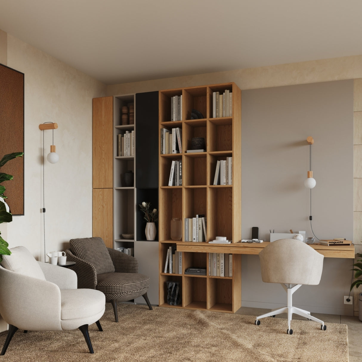 NIMBI Wandleuchte mit Schalter