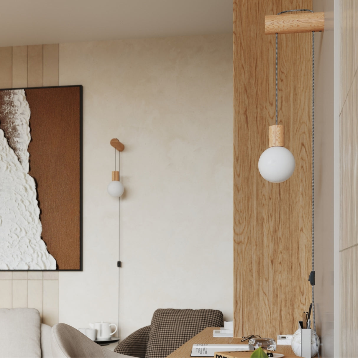 NIMBI Wandleuchte mit Schalter