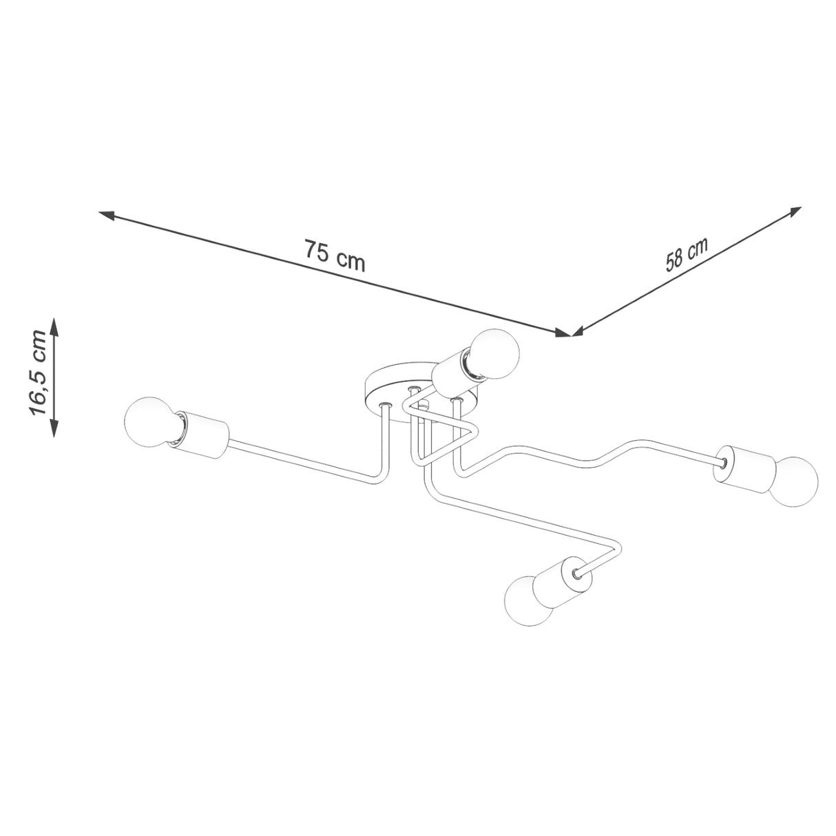 TIMBO 4 Kronleuchter