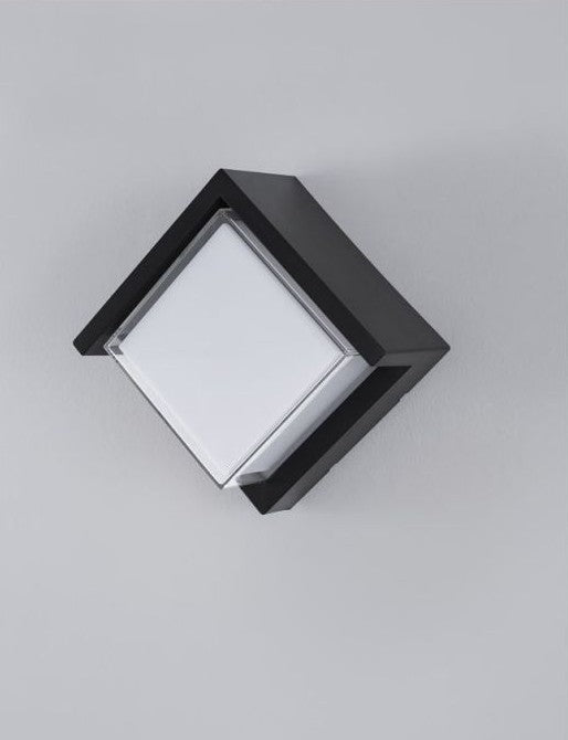 MAX Q LED Außen-Wandleuchte quadratisch-Luxomo Leuchten