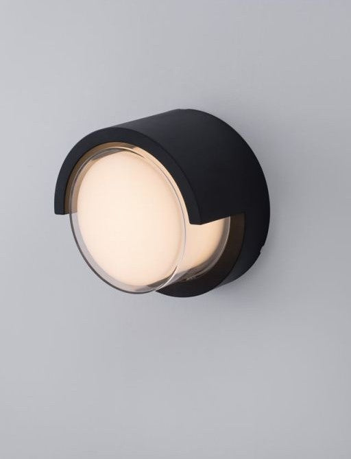 MAX R LED Außen-Wandleuchte rund-Luxomo Leuchten