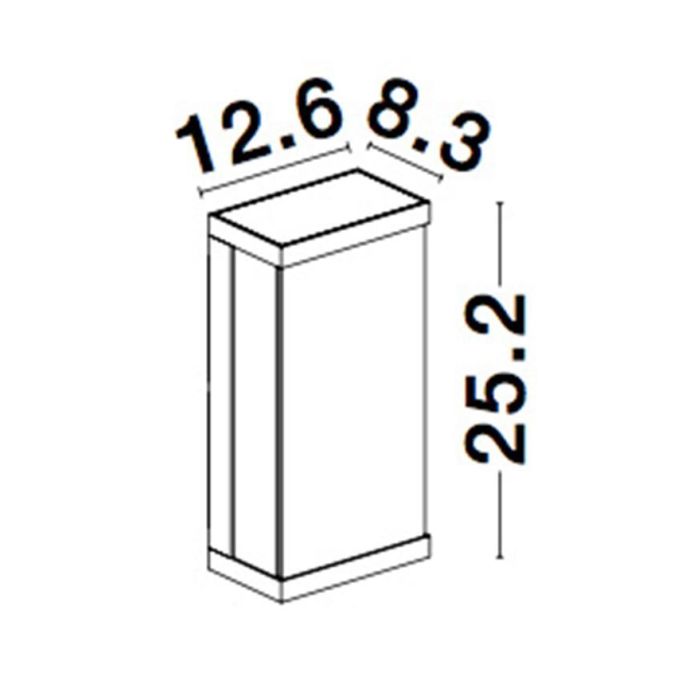 BAY LED Solar Wandleuchte-Luxomo Leuchten