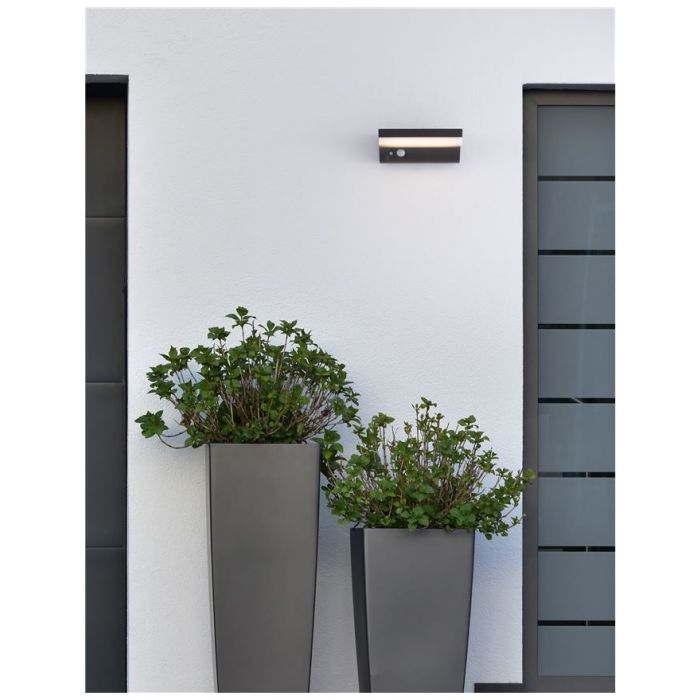 DYN LED Solar Wandleuchte mit Bewegungsmelder-Luxomo Leuchten