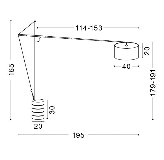 TRACCIA Stehleuchte-Luxomo Leuchten
