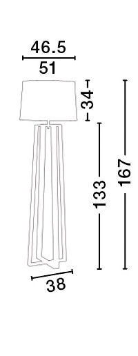 ALMA Stehleuchte-Luxomo Leuchten