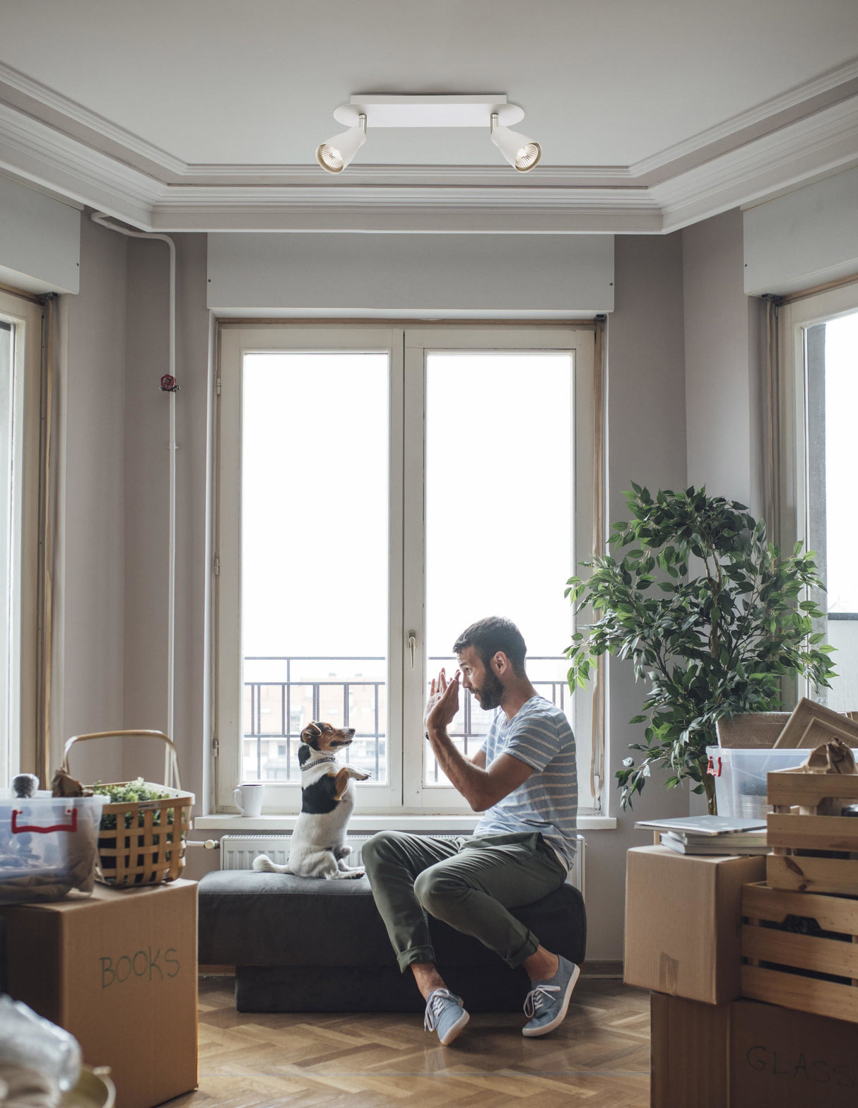 CONO Deckenleuchte 2x10W-Luxomo Leuchten