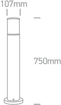 FAMOSA Pollerleuchte-Luxomo Leuchten