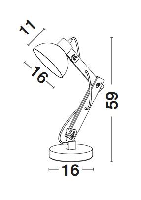 LILA Tischleuchte-Luxomo Leuchten