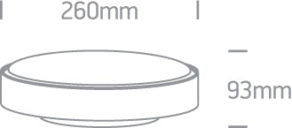 VAYU II Wand-/Deckenleuchte-Luxomo Leuchten