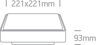 WALI II Wand-/Deckenleuchte-Luxomo Leuchten