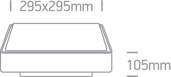 ZAMA II Wand-/Deckenleuchte-Luxomo Leuchten