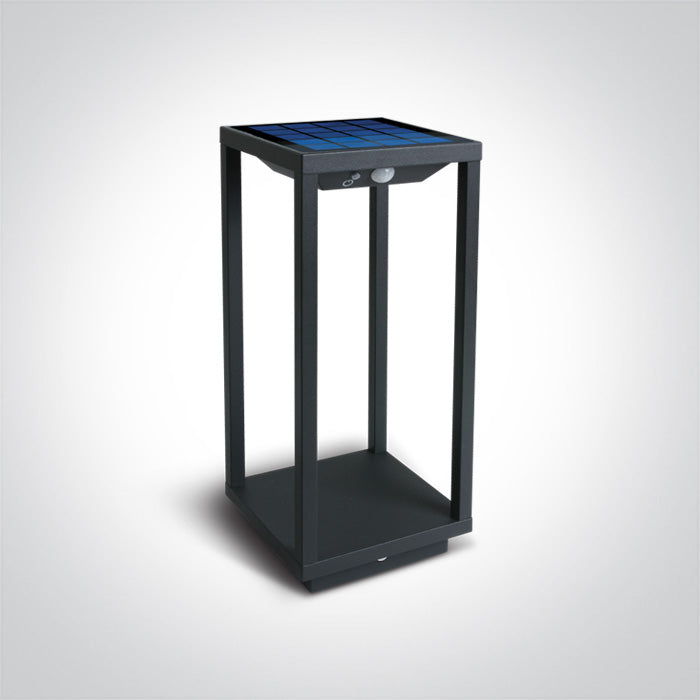 Solar LED Laterne mit Spike Sensor-Luxomo Leuchten