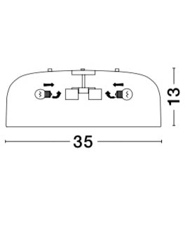 PERLETO Deckenleuchte-Luxomo Leuchten