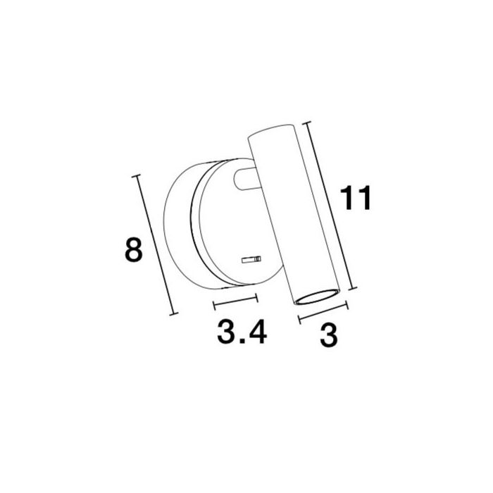 CLIP Wandleuchte-Luxomo Leuchten
