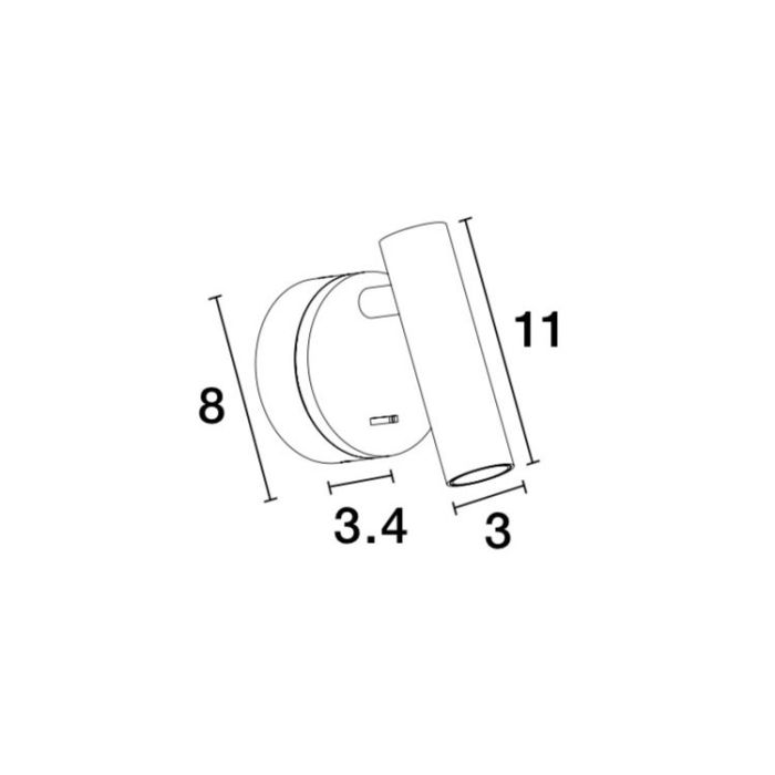CLIP Wandleuchte-Luxomo Leuchten