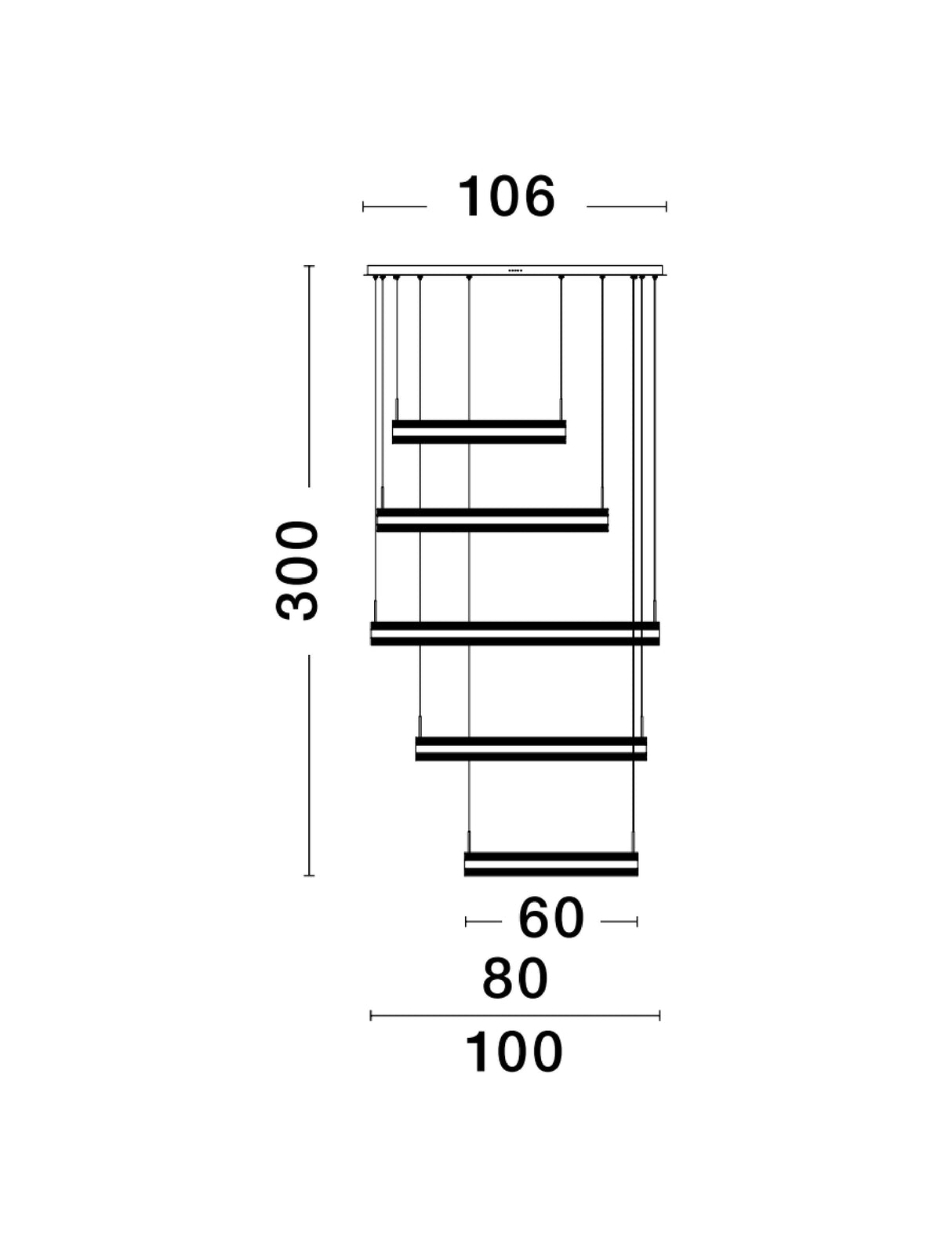 AGOS Hängeleuchte 444W-Luxomo Leuchten
