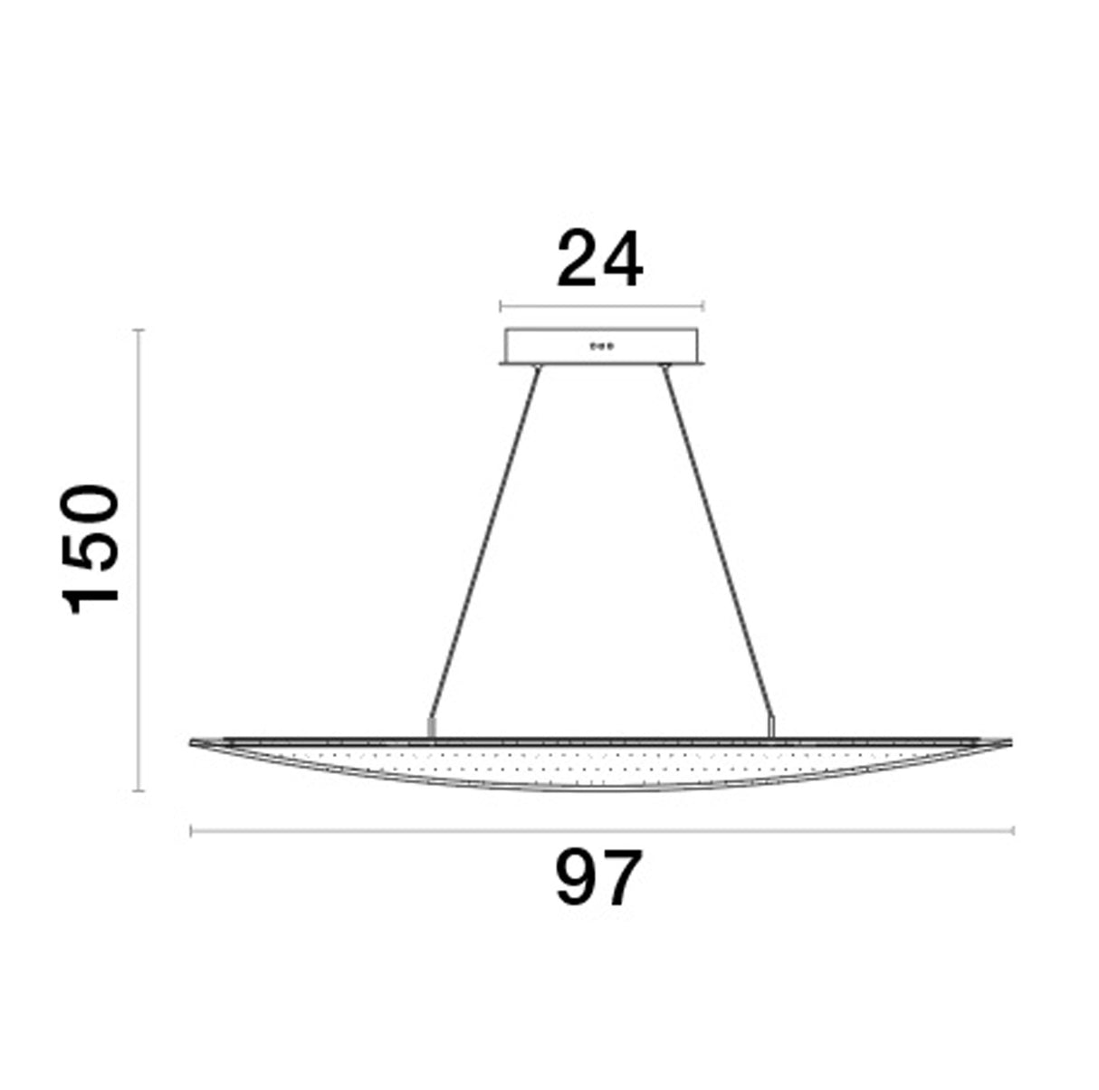 AGOS Hängeleuchte 32W-Luxomo Leuchten