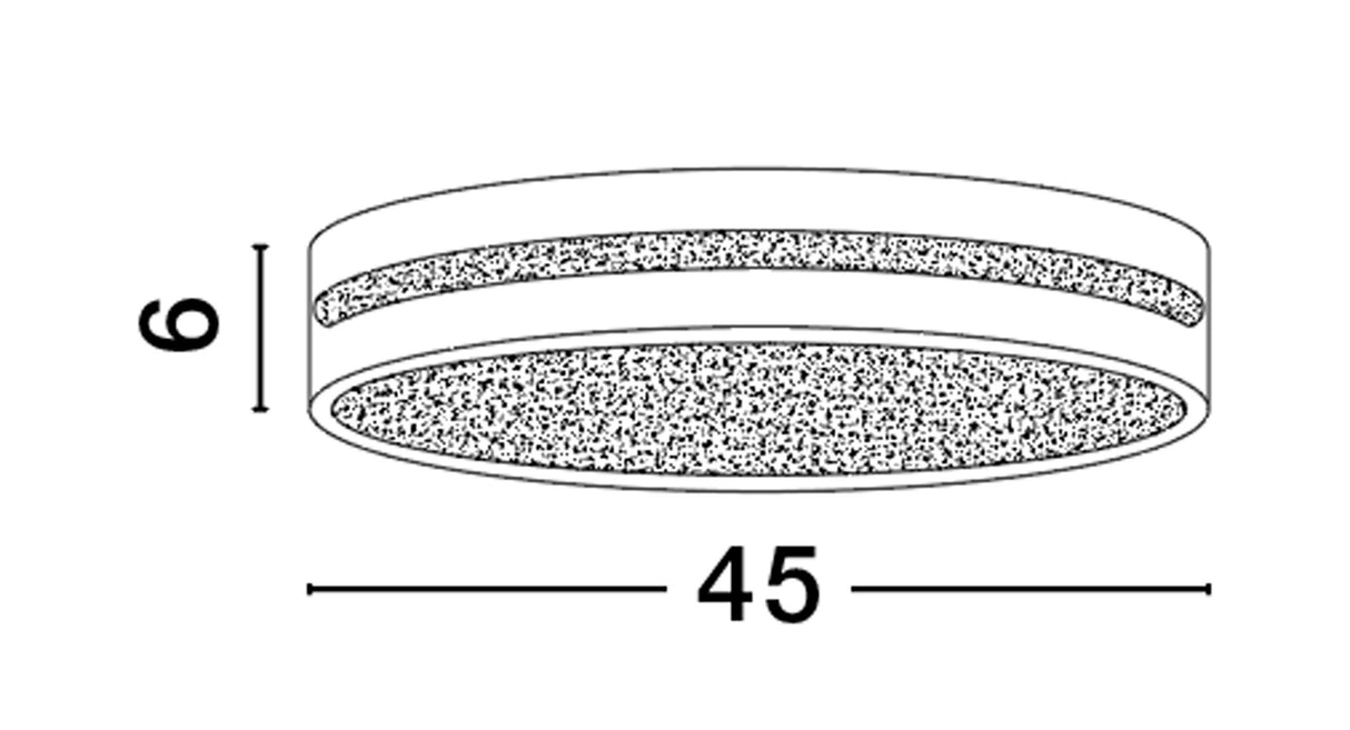 WHEEL Deckenleuchte Ø 45cm-Luxomo Leuchten