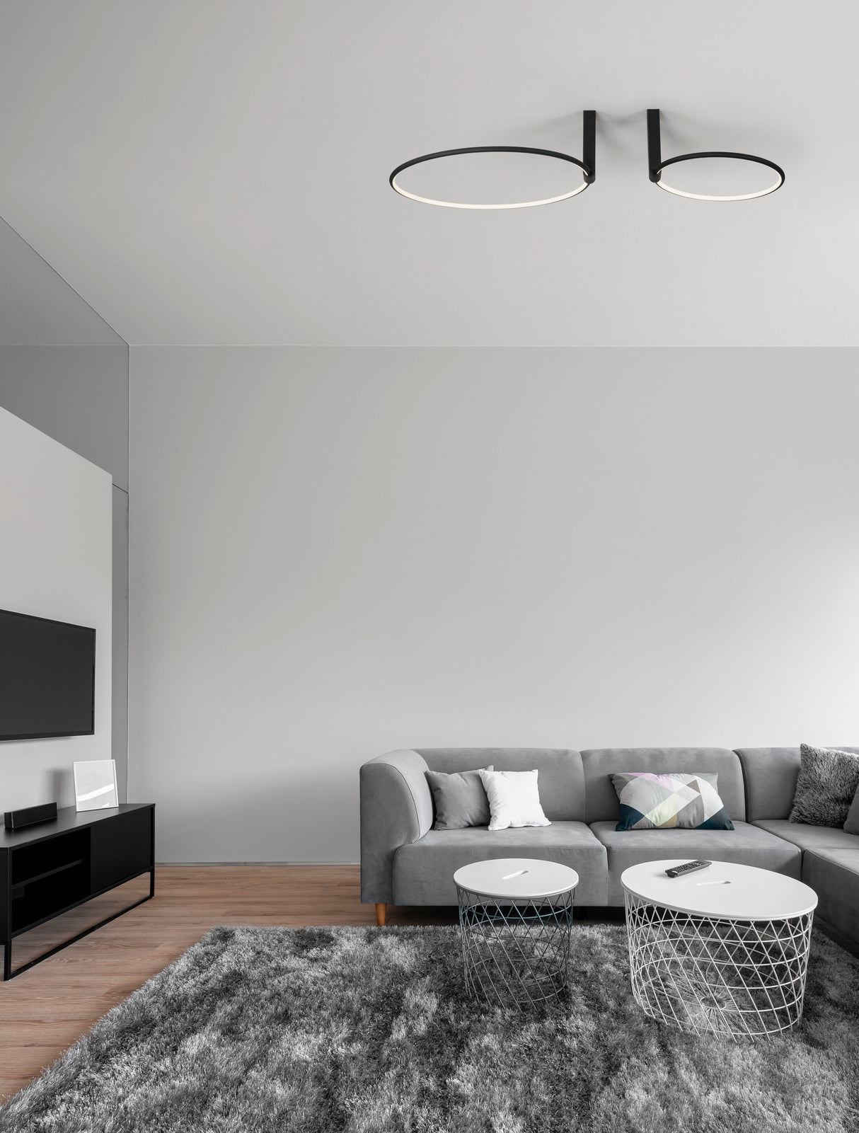 GARVE 2-Ring-Deckenleuchte-Luxomo Leuchten