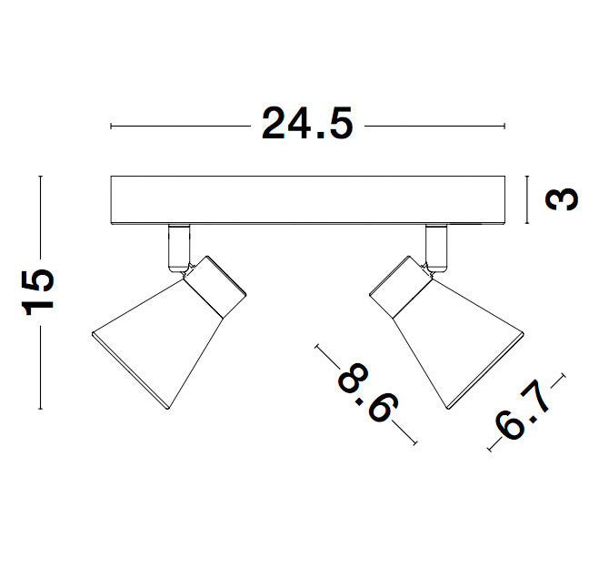 DUBLIN Deckenleuchte-Luxomo Leuchten
