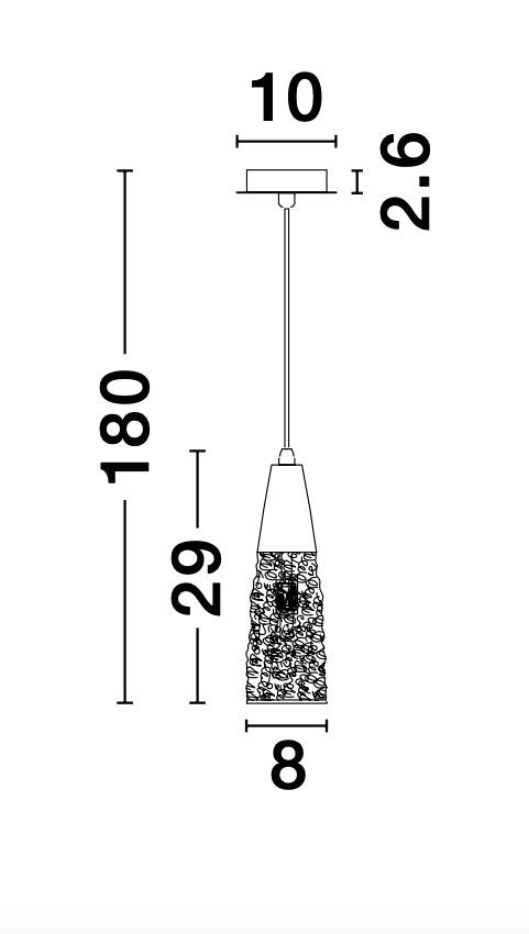 KOVAC Hängeleuchte 1x5W-Luxomo Leuchten