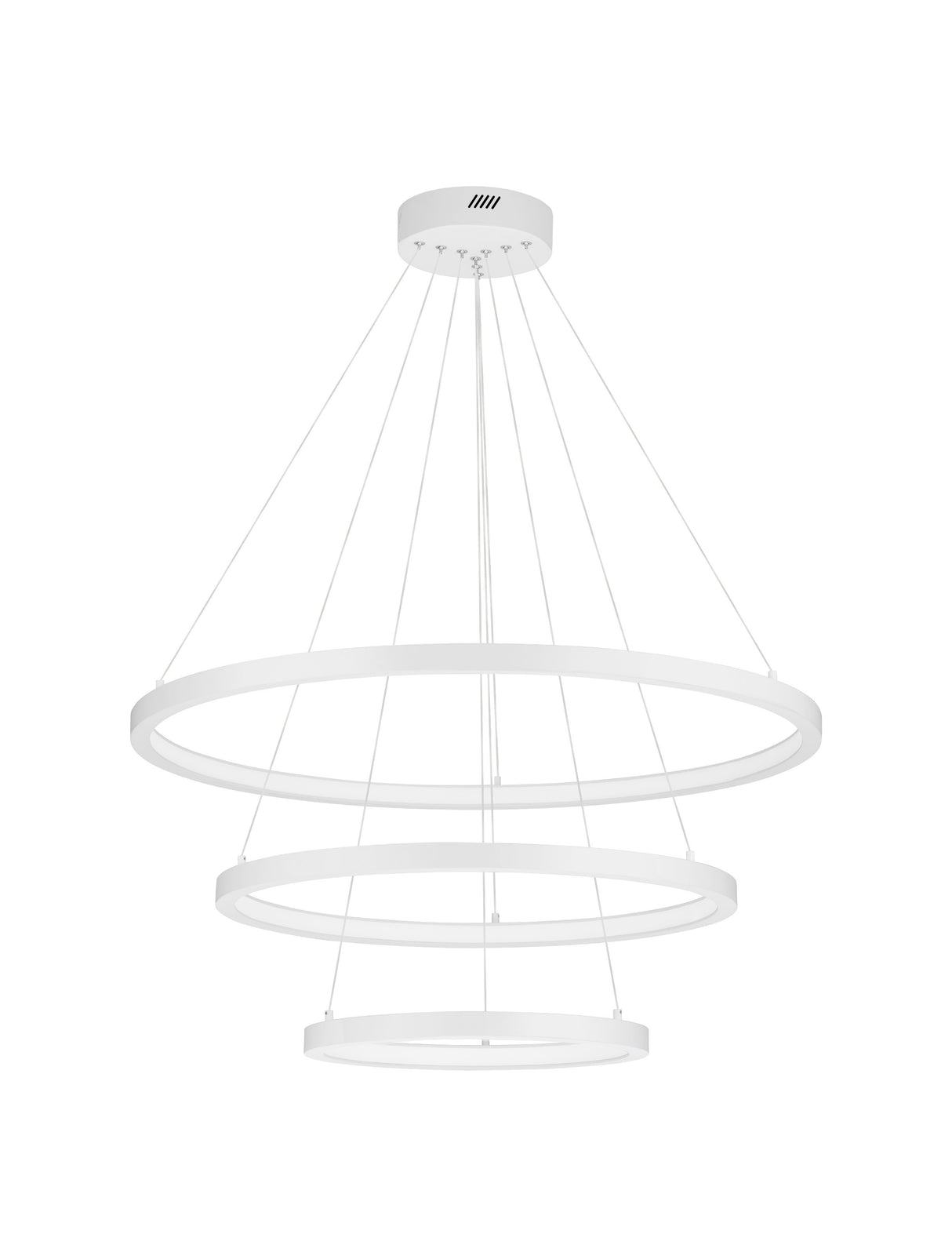 EMPATIA Hängeleuchte 3 Ringe Ø 80cm-Luxomo Leuchten