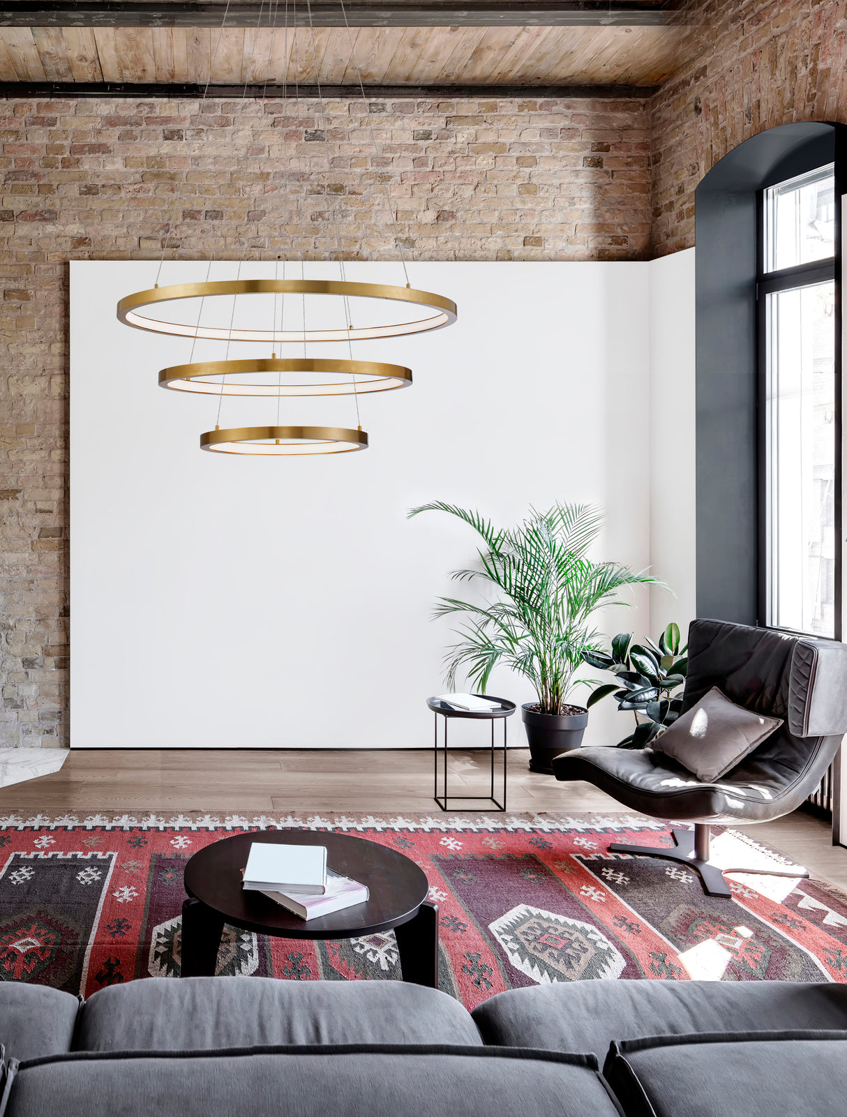 EMPATIA Hängeleuchte 3 Ringe Ø 80cm-Luxomo Leuchten